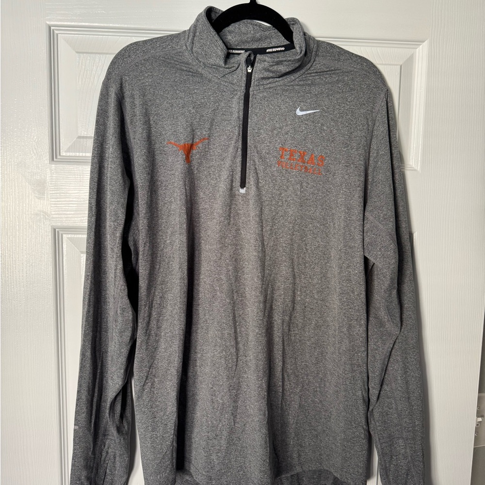 Nike Gray Texas Volley Dri-FIT Quarter-Zip